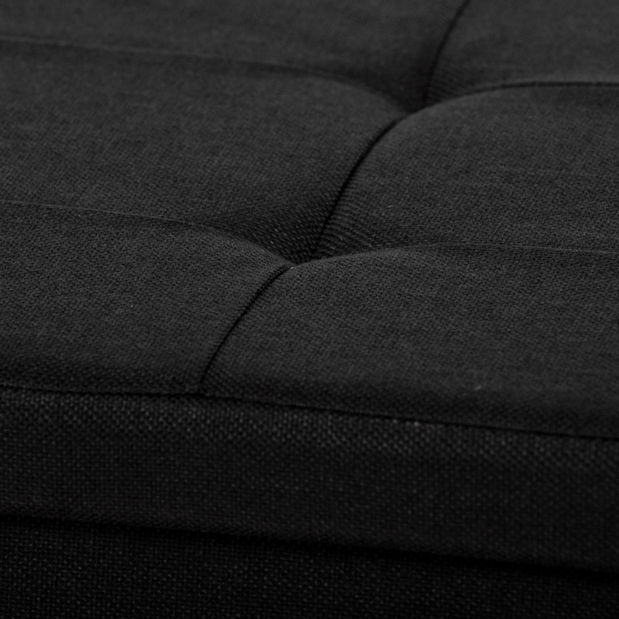 Taburetka Tuvimos (černá) (s úl. prostorem)