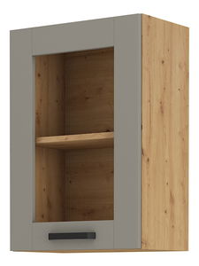 Horní kuchyňská skříňka Lucid 40 GS 72 1F (dub artisan + claygrey)