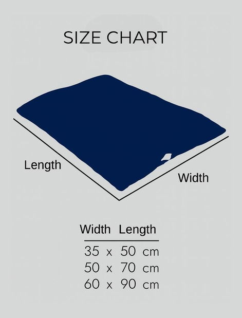 Pelíšek pro domácí zvíře Pole (hnědá) 60 x 90 cm