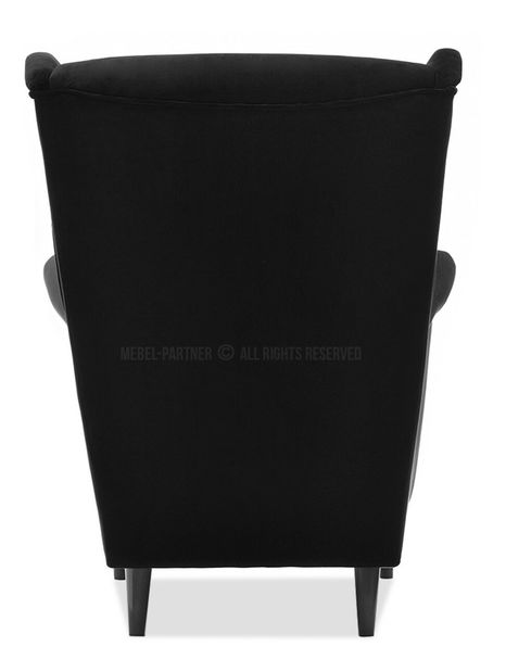 Křeslo ušák Margis (černá)