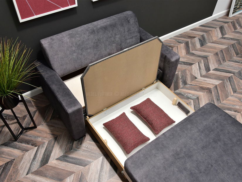 Pohovka dvousedačka Modernos (grafitová)