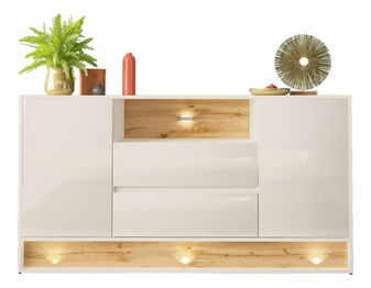 Vitrína Gallina 160 (bílá)