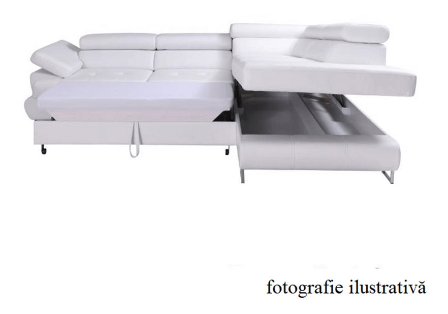 Rohová sedací souprava Bjorn R 2F-OTM šedo-hnědá (P)