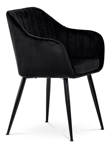 Jídelní židle Prevalecio (černá)