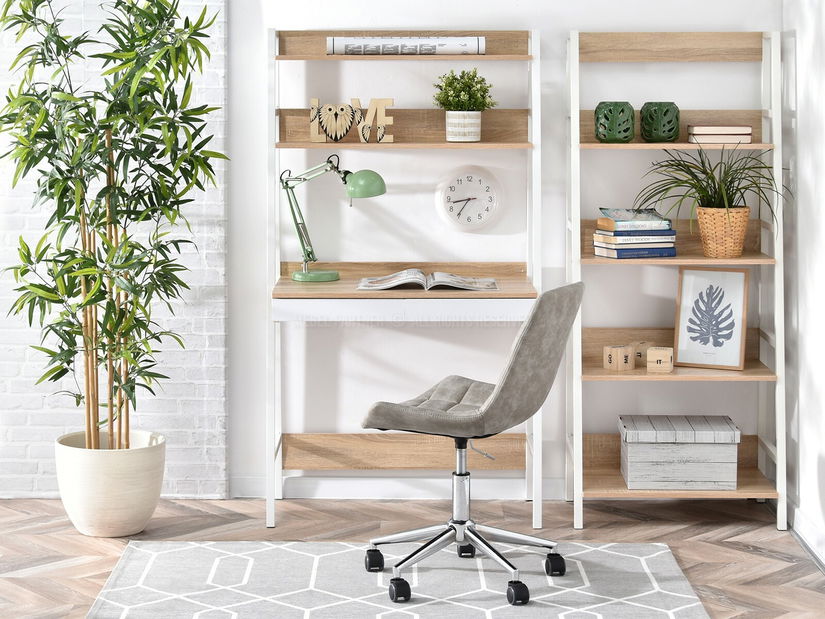 PC stolek Boge B (dub + bílá)