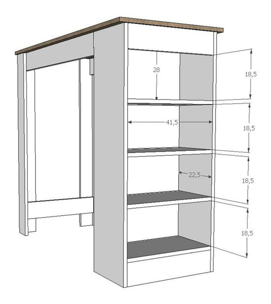 Barový stolek Matioso 1 (dub sonoma + bílá) *bazar