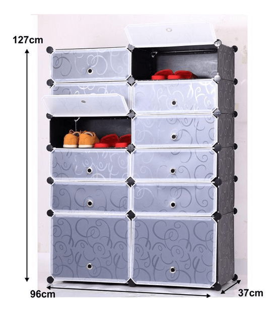 Botníkový organizér Barrowby TYP02 (plast + kov)