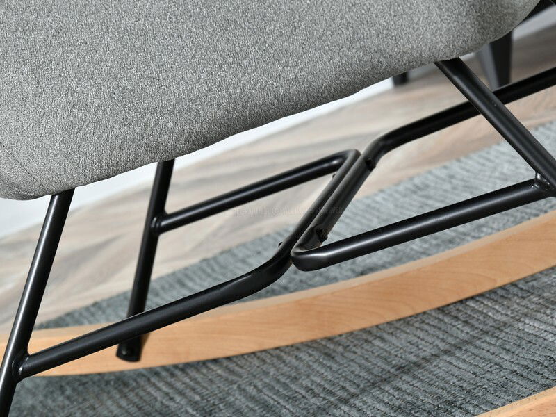 Křeslo Nesí (šedá + buk černý)