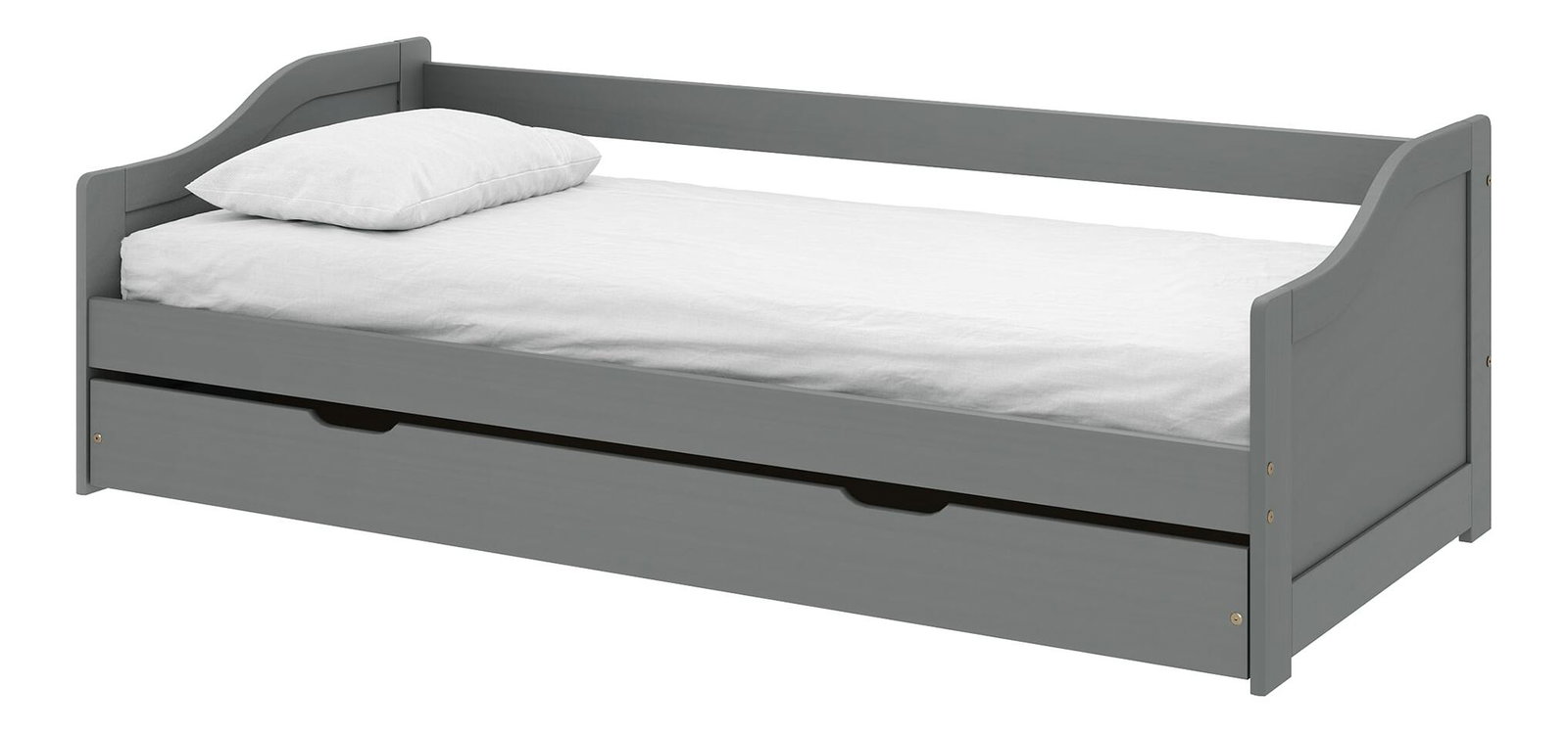 Postel s výsuvnou přistýlkou Lusid (šedá) 