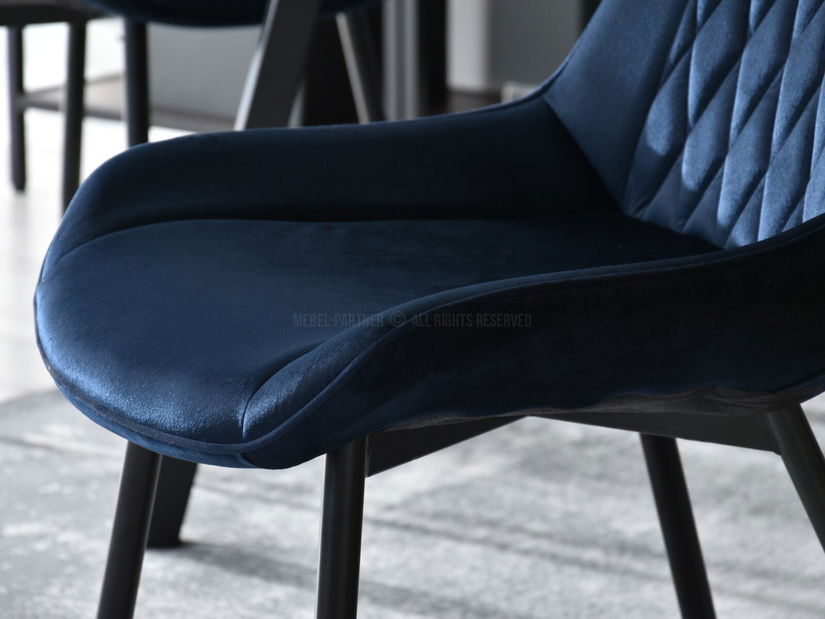 Židle Aron (námořnická + zlatá)