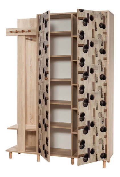 Předsíňová stěna Gardin 522 (sonoma)