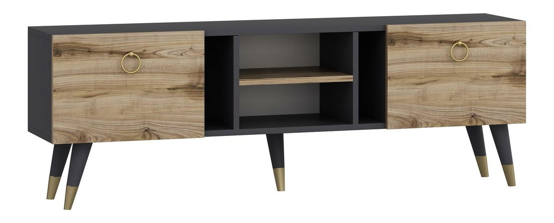 TV stolek/skříňka Kadole 1 (ořech + antracit)