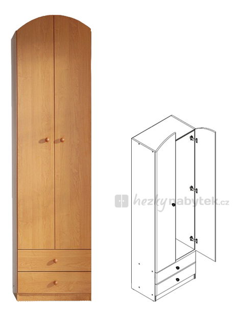 Skříň BRW Agat SZAFA