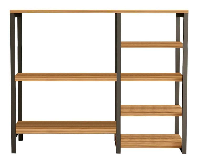 Regál Poside (borovice atlantická + černá)