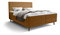 Jednolůžková postel 120 cm Napoli Comfort (karamelová) (s roštem, s úl. prostorem)