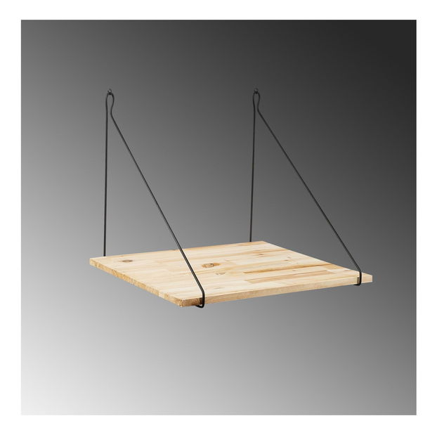 Police Nusoma 1 (černá + dřevo)