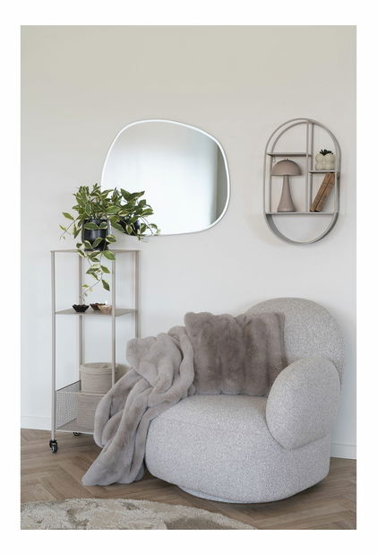 Křeslo Mnaloria (světle šedá)