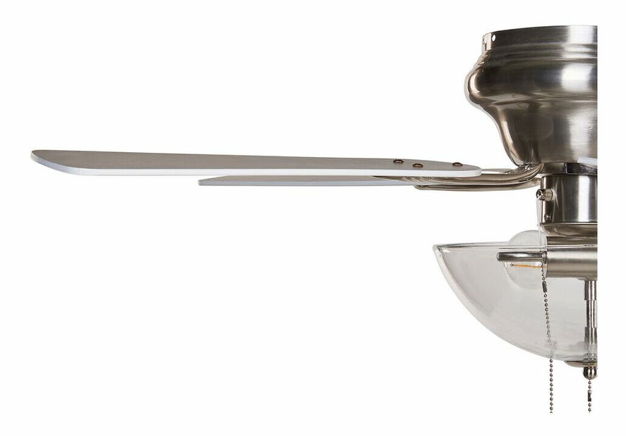 Stropní ventilátor se světlem Salletta (stříbrná)
