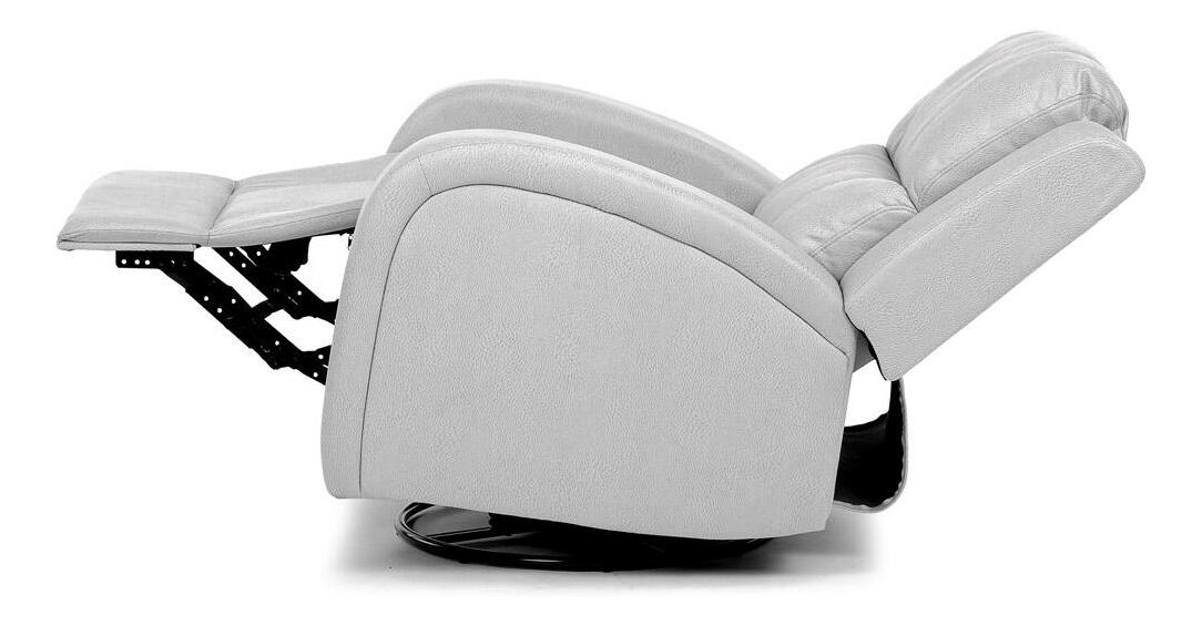 Polohovací křeslo Triple (stříbrná)