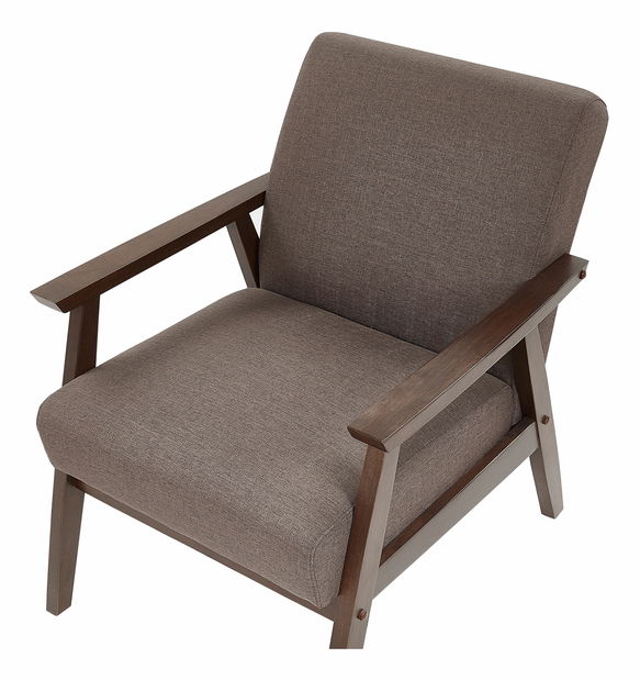 Křeslo ANSARA (hnědá)