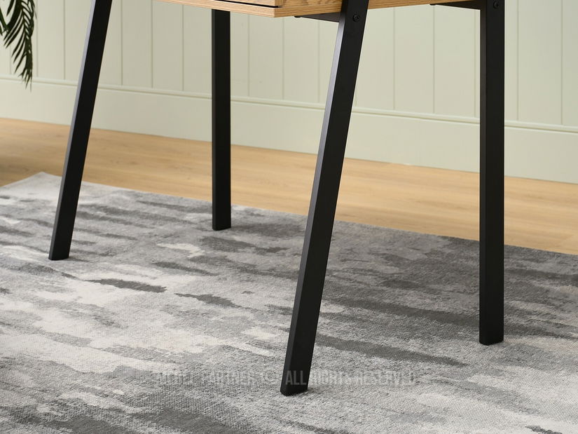 PC stolek Land (dub + černá)