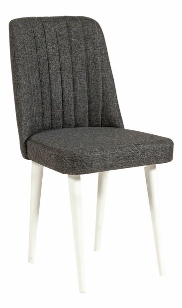 Jídelní set Vlasta 1 (bílá + antracit) (pro 4 osoby)