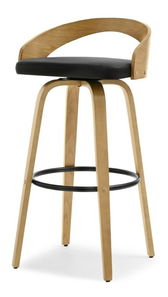 Židle Haime (dub + černá)