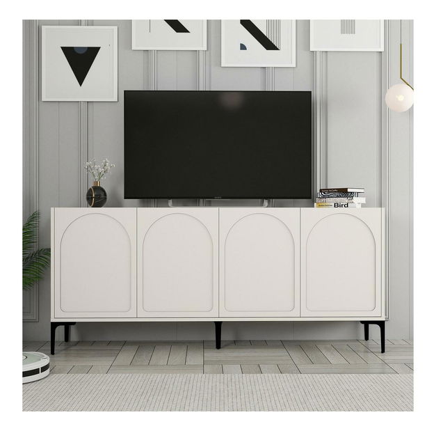 Skříňka Bipemu 2 (krémová + černá)