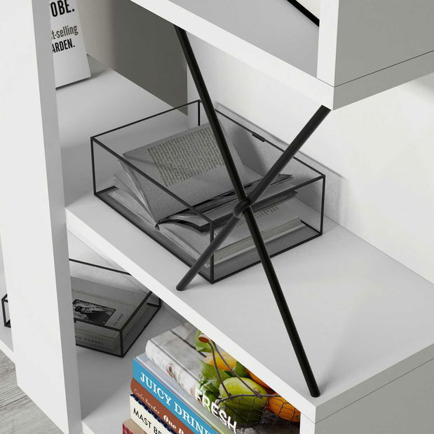 Regál Europa (bílá)