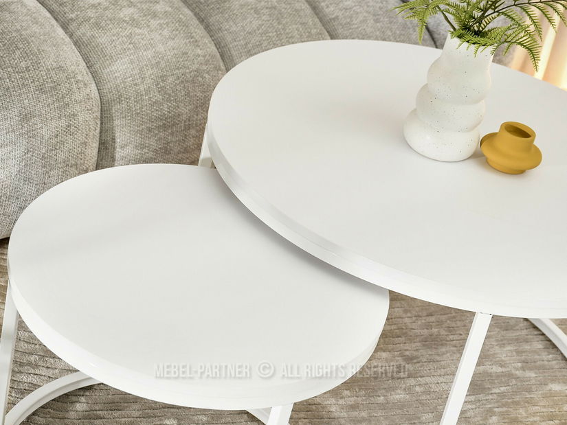 Konferenční stolek Krzaklewski (bílá)