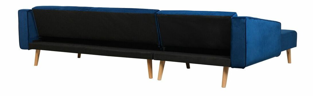 Rohová sedací souprava Vanto (modrá) (L)