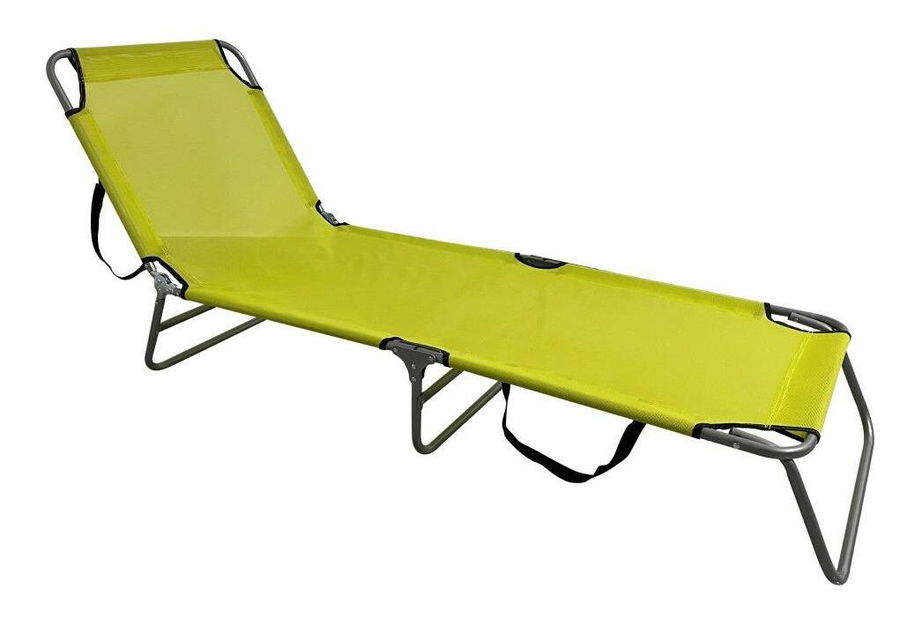 Zahradní lehátko KALEO (zelená + šedá)