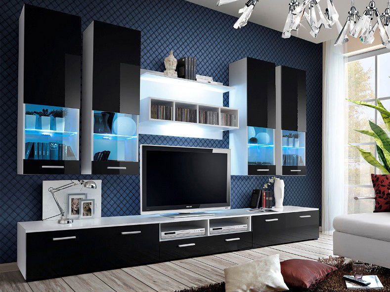 Obývací stěna Delila 20 WS DO (s osvětlením)