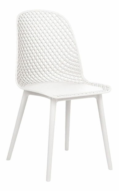 Set 4 ks jídelních židlí Erielle (bílá)