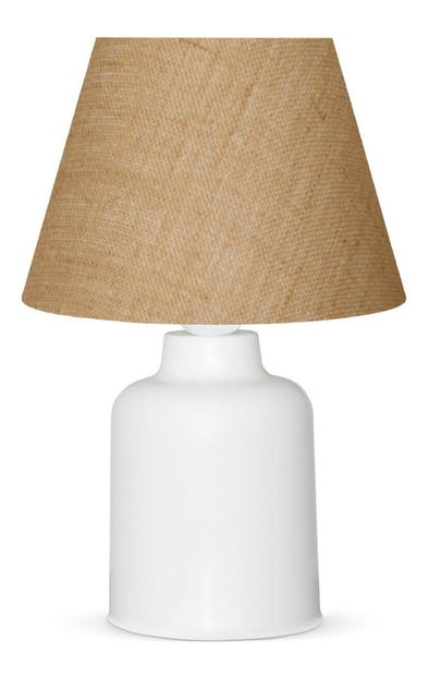 Stolní lampa Clevorentto 1 (krémová + bílá)