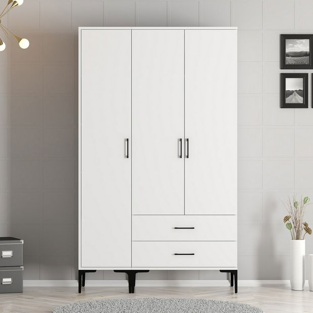 Šatní skříň Kiara ST (bílá)