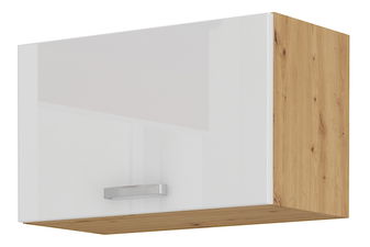 Horní kuchyňská skříňka Arryn 60 GU-36 1F (dub artisan + lesk bílý)