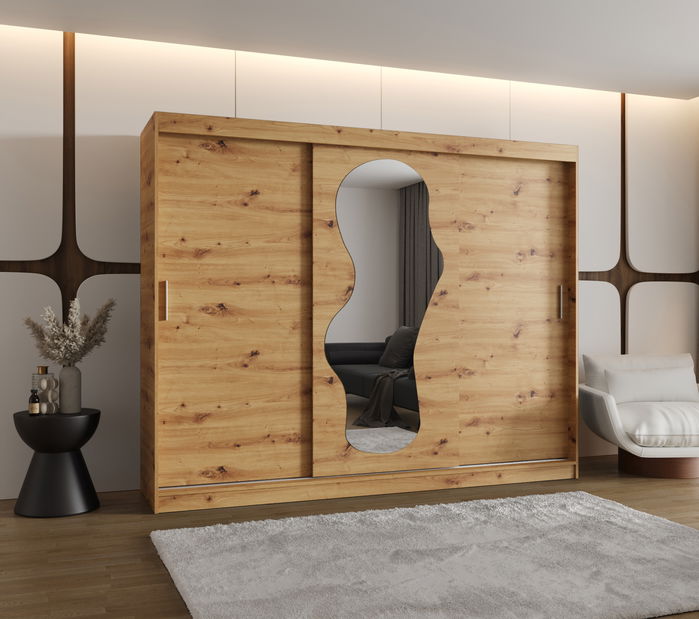 Šatní skříň 250 cm Ulta (dub artisan)