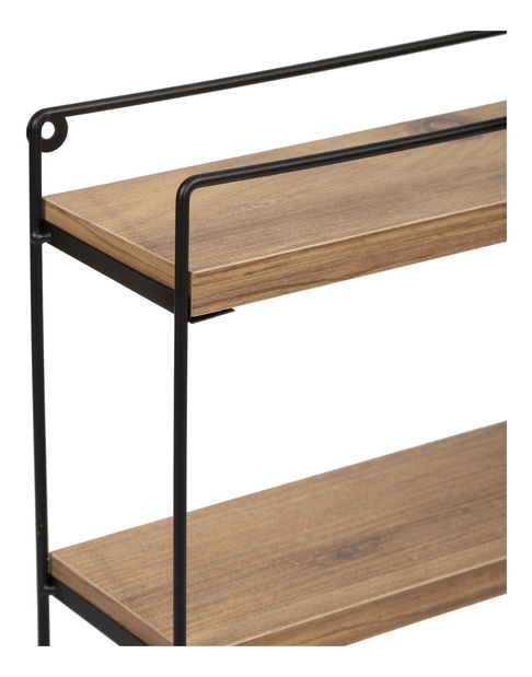 Příruční stolek Lasobe (dub + černá)