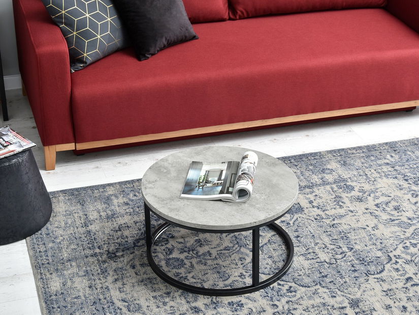 Konferenční stolek Kolja Stolek S (beton + černá)