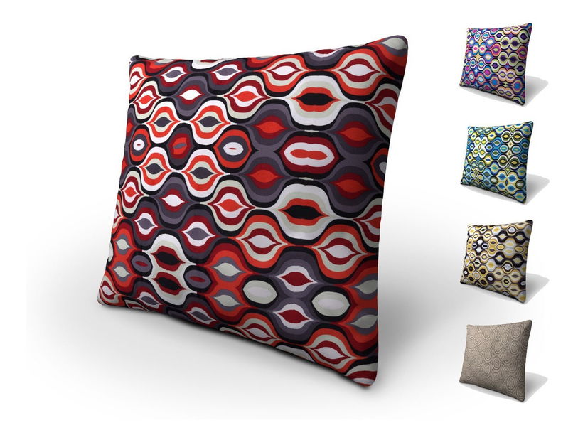 Polštář 50x50cm Zephyr (tyrkysová)