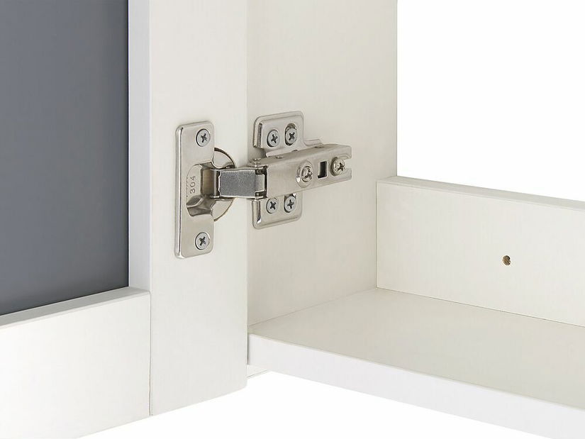 Skříňka do koupelny JAREL (bílá)