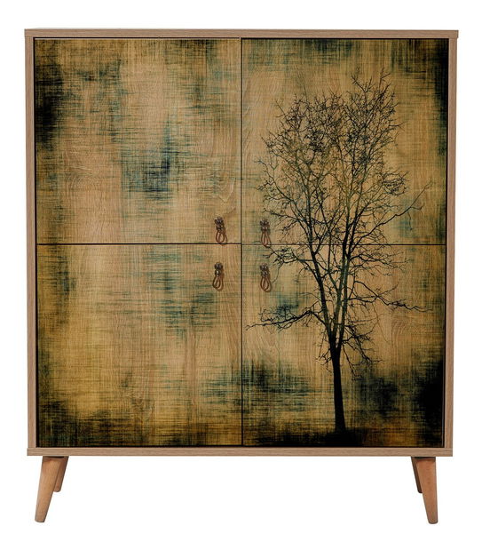 Skříňka Maluxe (Dub sonoma)