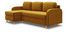 Rohová sedací souprava Marty (L) (hořčicová)