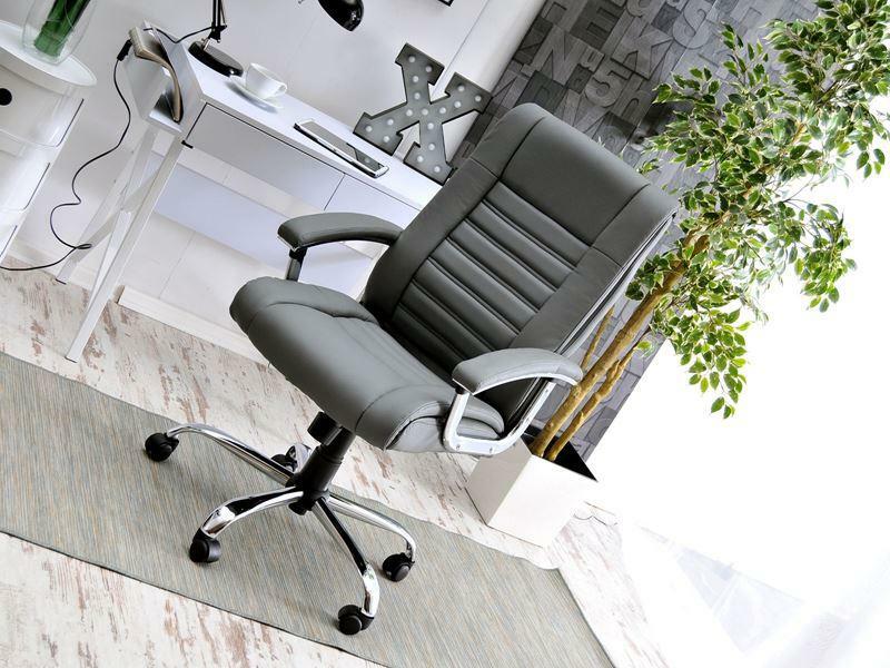 Křeslo Draggy (šedá + chromová)