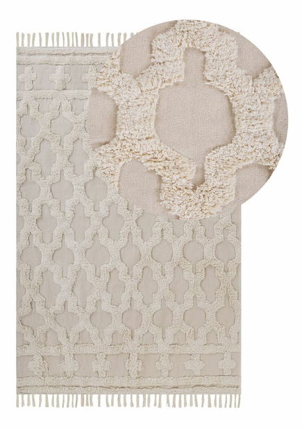 Koberec 140 x 200 cm Suluo (béžová)