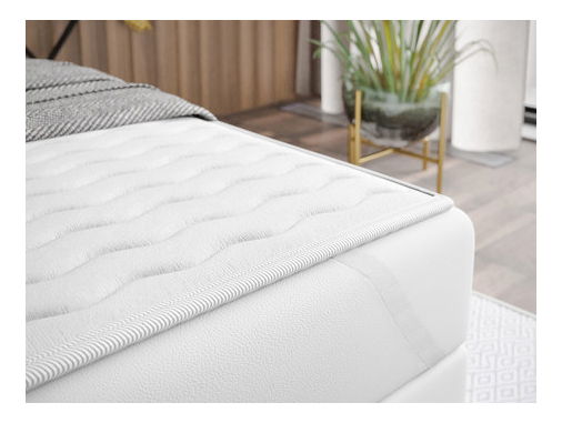 Jednolůžková postel 90 cm Hebara 1 (černá) (s roštem a matrací) (s úl. prostorem) (P)