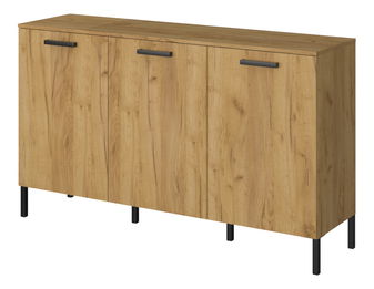 Komoda Shanna (dub craft zlatý + antracit)