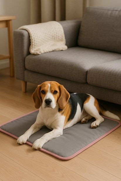 Pelíšek pro domácí zvíře Thermoa (béžová) 40 x 60 cm