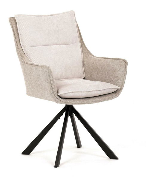 Jídelní židle Defiende (krémová)